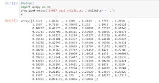 Converting Csv To An Array And Then To An Image In Python Stack Overflow