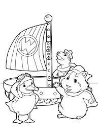 The three wonder pets and the puppy; Linny Turtle Tuck And Ming Ming Get Ready To Sail In Wonder Pets Coloring Page Coloring Sun
