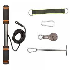 Fitness diy pulley cable machine attachment system arm biceps triceps blaster hand strength trainning home gym workout equipment. Fitness Running Yoga Fitness Pulley Cable Machine System Diy Loading Pin Triceps Pull Down Lift Rope Needcosmetice