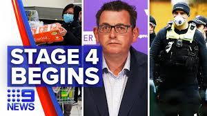 As victoria recorded its worst day of the pandemic yet, with 725 new cases of the coronavirus and 15 deaths, employers and suppliers scrambled for the industry is calling on the government to change the rules swiftly, with warnings that even a retrospective change later into stage four lockdown would. Coronavirus Victoria Enters Stage Four Restrictions 9 News Australia Youtube