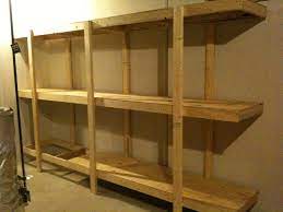 You can store lots of heavy items in the basement or garage this way. Build Easy Free Standing Shelving Unit For Basement Or Garage 7 Steps With Pictures Instructables