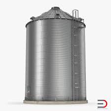 Steel Silo 3d Model Grain Storage Farm Storage 3d Model
