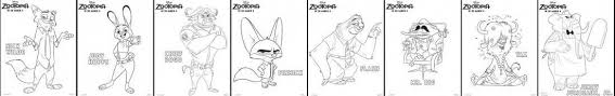 Probably all children know mickey, minnie, donald, daisy, goofy, pluto, little mermaid, lion king, woody from toy story and many other unforgettable characters from disney movies. Printables Zootopia Coloring Sheets Life She Has