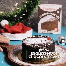 35 8k Likes 57 Comments Gobble Gobblegrams On Instagram Eggless Moist Chocolate Cake Christmas Doesn T Feel Com Moist Chocolate Cake Cooker Cake Cake