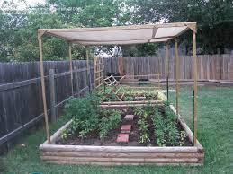 Keep Garden From Baking In The Texas Sun Diy Garden Shade Garden Shade Cloth Building A Raised Garden