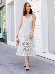 Los Angeles Fashion Blogger Sydne Summer Showcases Her Favorite Wedding Guest Dress For 2018 Shop The Look Dresses Summer Wedding Outfits Pretty Lace Dresses