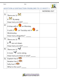 100 addition facts timed test simple division worksheets ks1 teacher worksheets for 1st grade word problem practice elementary worksheets solution finder math prep math worksheets worksheets. 1st Grade Addition And Subtraction Word Problems
