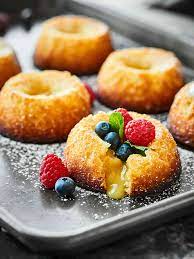 Lemon Lava Cake Recipe W White Chocolate Recipe Lava Cake Recipes Lava Cakes Warm Desserts
