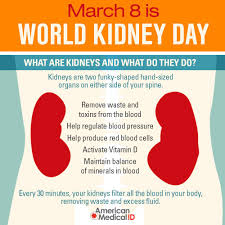 March Is National Kidney Month And March 8 Is World Kidney Day Give Kidneys A Second Kidney Disease Awareness Kidney Disease Awareness Month Kidney Disease