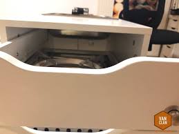 Kuchenblock Im Schienensystem Des Vw Bus T5 T6 Auf Basis Von Ikea Alex Vanclan De Vw Bus T5 Kuche Block Mobile Kuche