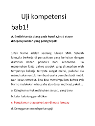 Check spelling or type a new query. Soal Uji Kompetensi Produk Kewirausahaan Beserta Jawabany