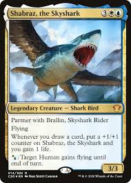Shark tank, supermarket sweep, card sharks, the bachelorette: Shabraz The Skyshark Commander 2020 C20 14 Scryfall Magic The Gathering Search