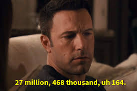 Observe the lip bite.