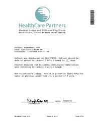 We Make You A Hospital Release Note For The Hospital Of Your Choice Comes Complete With Dates And De In 2020 Doctors Note Template Doctors Note Emergency Room Doctor