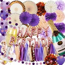 Women's 50th birthday tank top. Womens Birthday Decorations Purple Champagne Rose Gold Happy Birthday Ballons Confetti Balloons Champagne Cup Balloons Girl Purple Birthday Party Decorations For Women S 30th 40th 50th 60th Birthday Buy Online In Cayman Islands At Cayman Desertcart