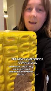 Holy grail items unlocked 🌽 🍓 #homegoods #shopping #car #disaster  #goodday #finds #christmas #foodstools #cornstool