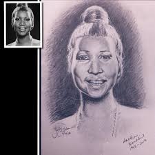 Aretha Franklin portrait appreciation