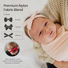 Amazon.com: Copper Pearl Baby Bows: Stylish Headbands for Baby Girls,  Premium Soft and Stretchy Baby Headbands, Perfect for Newborns, Trendy  Designs