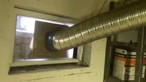 I meed to vent out a window replaced with crment board, 1 ft to the side of where the vent originates on the stove. Install Combustion Air Intake In Window Youtube