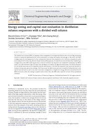 .chemistry biomacromolecules chemical research in toxicology chemical reviews chemistry of materials crystal growth & design energy & fuels environmental science & technology environmental science & technology letters industrial & engineering chemistry research. Pdf Energy Saving And Capital Cost Evaluation In Distillation Column Sequences With A Divided Wall Column Giuseppe Tola Academia Edu