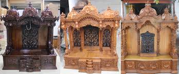 It is classic, elegant, and lends itself to intricate artwork gracefully, which makes it ideal for pooja mandir designs. Wooden Temple Buy Wooden Temples And Wooden Mandir Online At A Reasonable Rates Coral Crafts