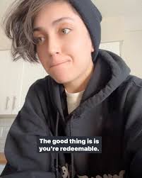 I saw a woman who was asked, “What makes you qualified to talk