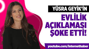 Yüsra geyik, 21 haziran 1990 tarihinde samsun'da doğmuştur. Yusra Geyik In Evlilik Aciklamasi Soke Etti Youtube