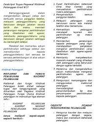 Menyambungkan panggilan kepada agensi/pegawai yang. Deskripsi Tugas Pegawai Khidmat Pelanggan Gred N17