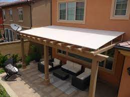 Sophisticated Wood Trellis Pergola Roofing With Wood Awning Designs Feat Outdor Furniture Deck Ideas Pergola With Roof Wood Patio Wood Trellis