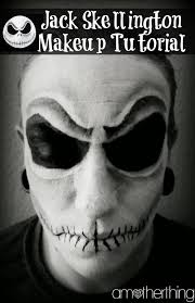 The application is a lot easier and last longer. Jack Skellington Makeup Tutorial