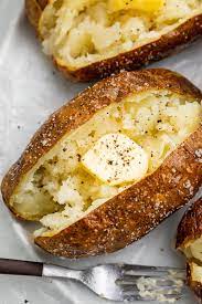 This Air Fryer Baked Potato Recipe Seriously Makes The Best Baked Potatoes We Ve Ever Tried The Air Fryer Baked Potato Best Baked Potato Baked Potato Recipes