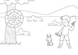 Haciendo clic en el enlace debajo de la imagen podréis entrar en el juego que no es solamente uno sino ¡3 juegos en 1! Dardos Dibujo Para Colorear E Imprimir