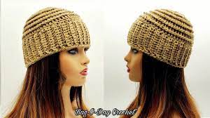 How To Crochet A Beanie Hat For Men Or Women Bag O Day Crochet Tutoria Crochet Tutorial Baby Hat Patterns Crochet Hats