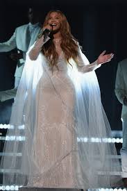 Beyoncé, who had nine nominations, the most of any artist in 2021, made history with her 28th win. Grammys Fashion 2015 Beyonce S Performance Outfit Hollywood Reporter