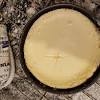 Baking the basque cheesecake in a very high temperature oven will rapidly caramelize the top surface while leaving the center only partially cooked. 1