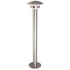 Blooma Corvus Brushed Stainless Steel Led Post Light Postes De Luz