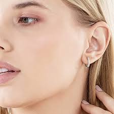 JSJOY Small Gold Hoop Earrings for Women Girls Tiny 14k Diamond Huggie  Hoops Earrings Cubic Zirconia Hypoallergenic Lightweight, Rose Gold,  Silver, Metal, No Gemstone : Amazon.com.au: Clothing, Shoes & Accessories