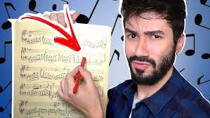 Composição Musical na Partitura por Pablo Charles Shaul