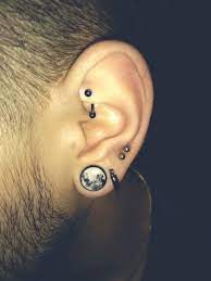 Loading In 2021 Men S Piercings Guys Ear Piercings Double Ear Piercings