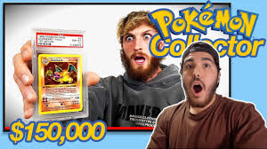 Youtuber logan paul spent $150,000 on a very rare pokemon card: Logan Paul Bought A 1st Edition Charizard Pokemon Card For 150 000 Youtube