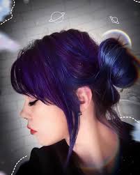 Lunar Tides Hair Colors On Instagram Out Of This World Deep Galaxy Colored Hair On Omundodaja Deep Purple Hair Hair Color For Black Hair Hair Color Pastel
