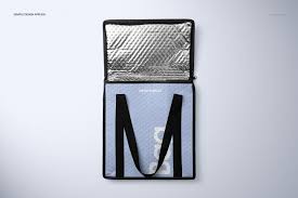Insulated Cooler Bag Mockup Set Bag Mockup Cooler Bag Bags