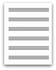 In addition to music blank sheets, this paper has another name, manuscript. Free Printable Staff Paper