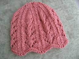 Ribbing And Lacy Chemo Caps For Straight Needles By Heather Tucker Free Knitted Pa Beanie Knitting Patterns Free Chemo Caps Pattern Baby Hat Knitting Pattern