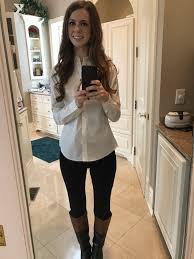 Two Tone Black And Brown Boots The One With My Winter Black White Brown Boots Outfit Black Pants Work Winter Fashion Boots