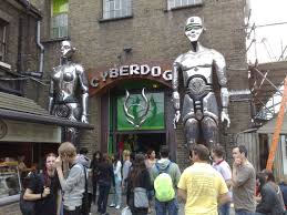Cyberpunk clothing tends to have clean but asymmetrical cuts, even on the neckline and sleeves. Cyberdog Shop Wikipedia