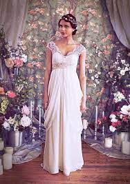 French Lace Cap Sleeve Empire Waist Sweetheart Neckline By Rschone 1798 00 Sweetheart Wedding Dress Designer Wedding Dresses Trendy Wedding Dresses