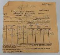 Recent addition 669789 τΡΏ कीर nath P NORTHERN RAILWAY COMMERCIAL DEPARTMENT MONEY RECEIPT Stamp............. Com./M-2/Sn-43 M-2/Sn.-43 Serial No............ No. sum ................. .................. words) on account of the particulars noted ...