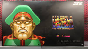 Jada Toys Ultra Street Fighter II: The Final Challengers M . BISON (Player  2) Deluxe SDCC