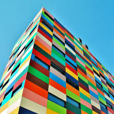 18 Cool Color Blocked Buildings Contemporary Building Architecture Colourful Buildings